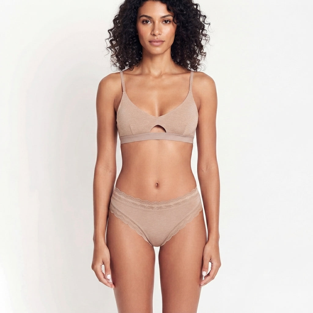 Lace Oasis Mid-Rise Brief