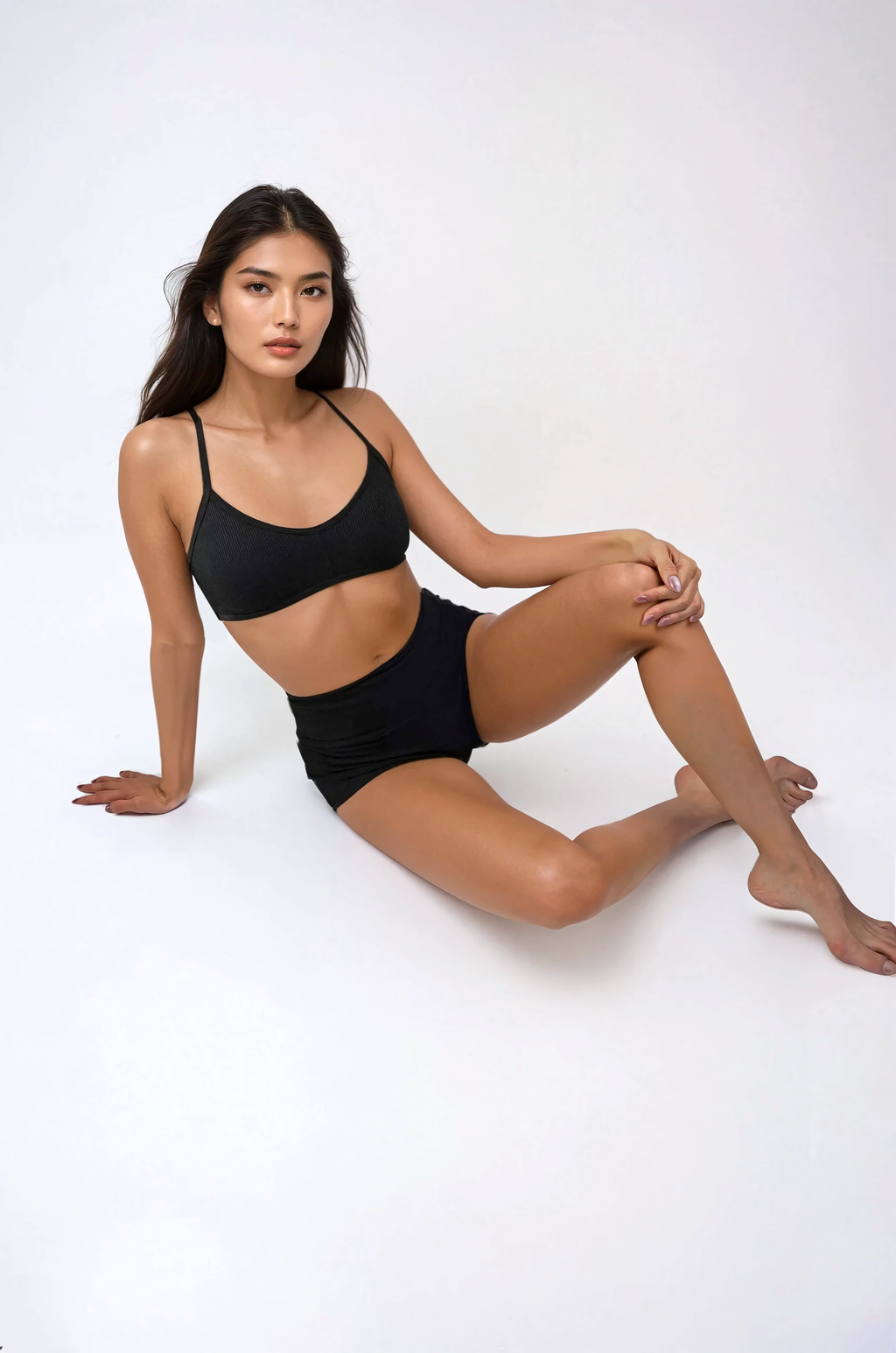 Lounge Hump Wireless Bralette - Midnight