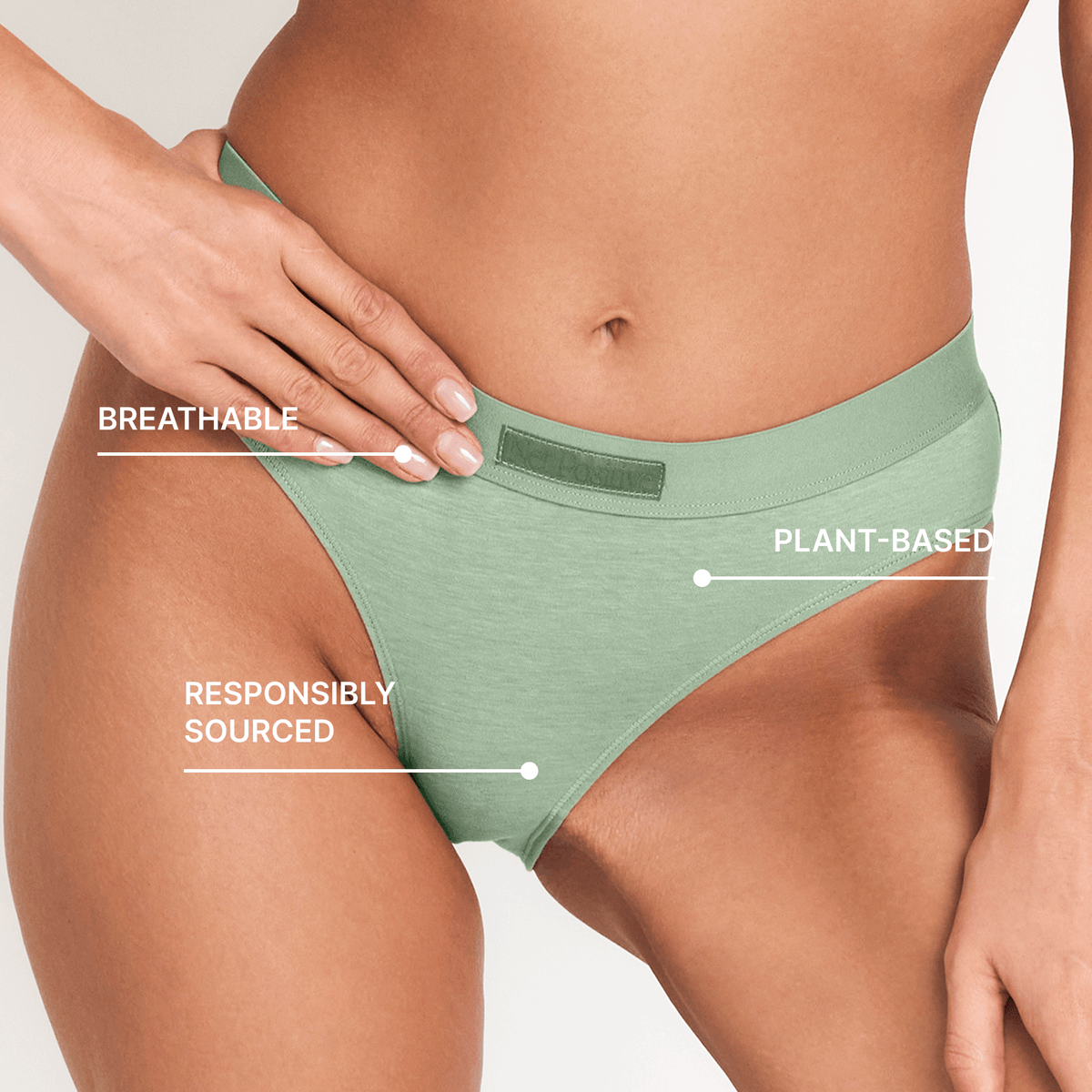 Everyday Hemp Mid-Rise Brief
