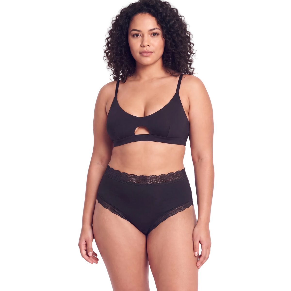 Lace Hump-Hugger High-Rise Brief