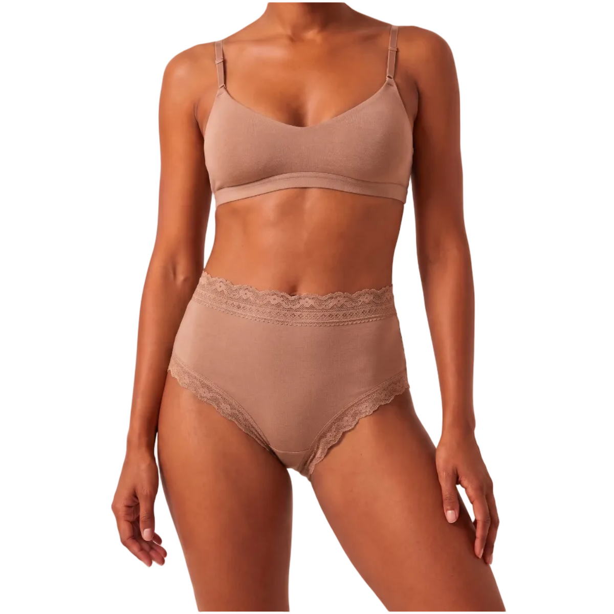 Lace Hump-Hugger High-Rise Brief