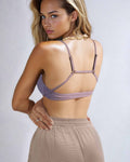 Sweat Camel Scoop Sports Bra - Lilac