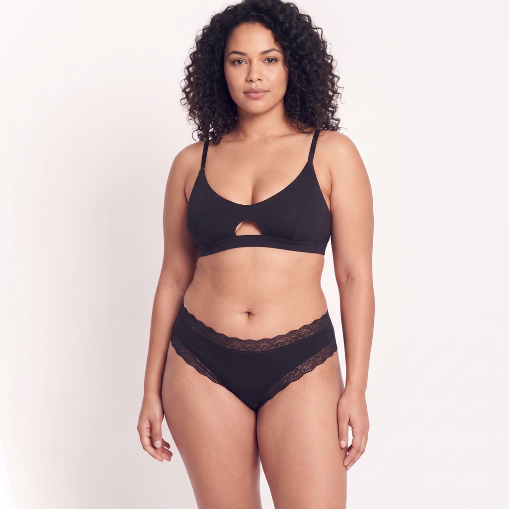 Lace Oasis Mid-Rise Brief